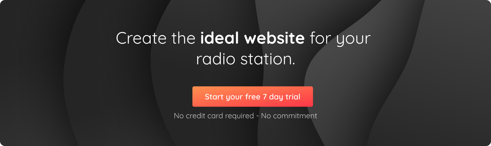 Create a radio station website with RadioKing - free 7 day trial available.