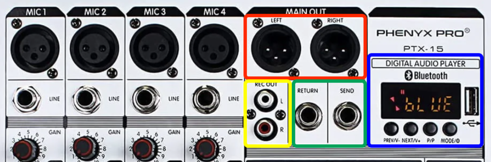 Phenyx Pro PTX-15 output