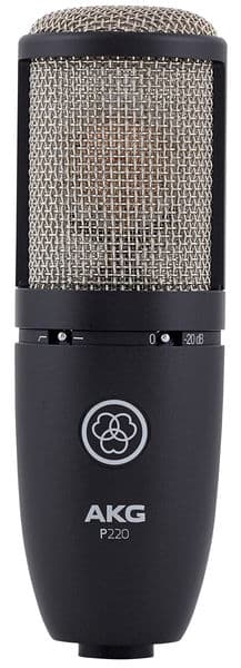 AKG P220 microphone radio
