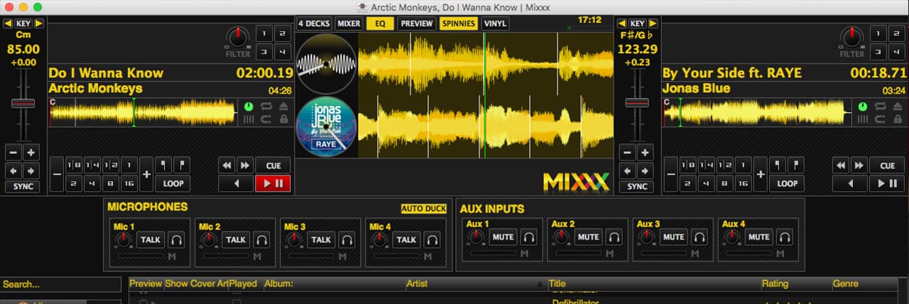 radiodj software: mixxx