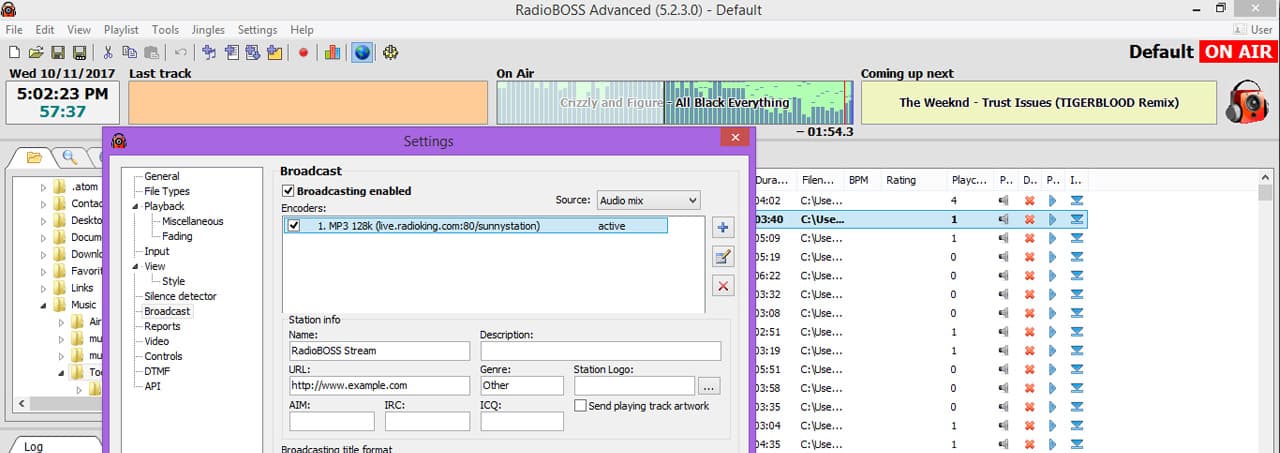 radio boss: live radiodj software