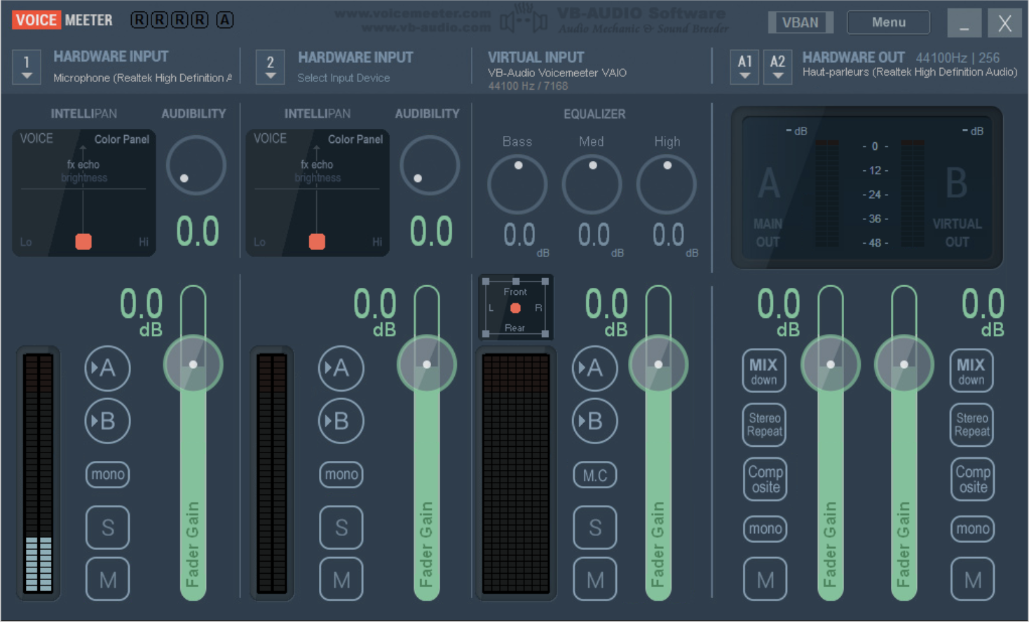 take live calls with voicemeeter