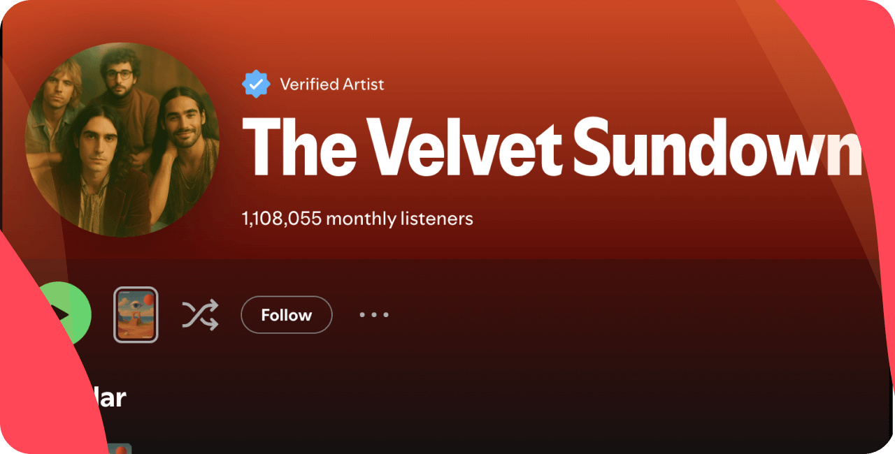 The Velvet Sundown: one of the AI music groups