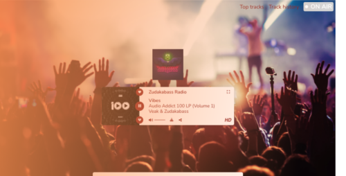 Radio page: a mini-site for webradios