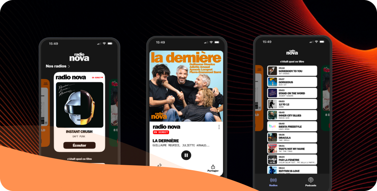 RadioKing Pro Solutions  design application radio personnalisé 