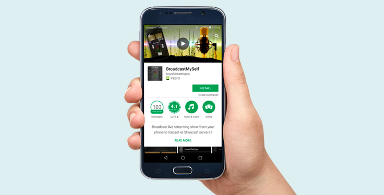 Start your radio station - Phone